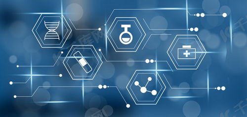醫療科技藍色科技背景圖片免費下載 千庫網